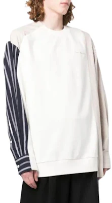 Feng Chen Wang Logo Embroidered Shirt-Stitched Sweatshirt Men Off-White FMF14SS03 Buy Feng Chen Wang Logo Embroidered Shirt-Stitched Sweatshirt Men Off-White FMF14SS03