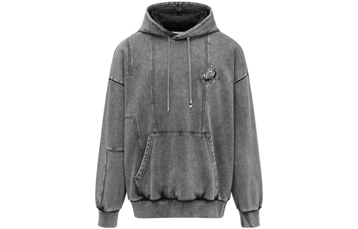 Feng Chen Wang Oversized Pullover Hoodie Grey FMF16HD04