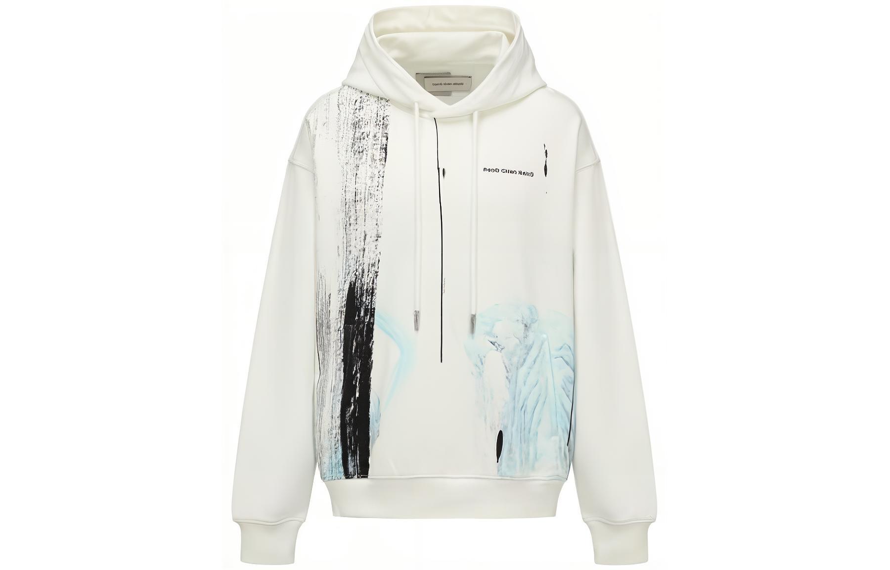 Feng Chen Wang Oversized White Hoodie FMS13HD01