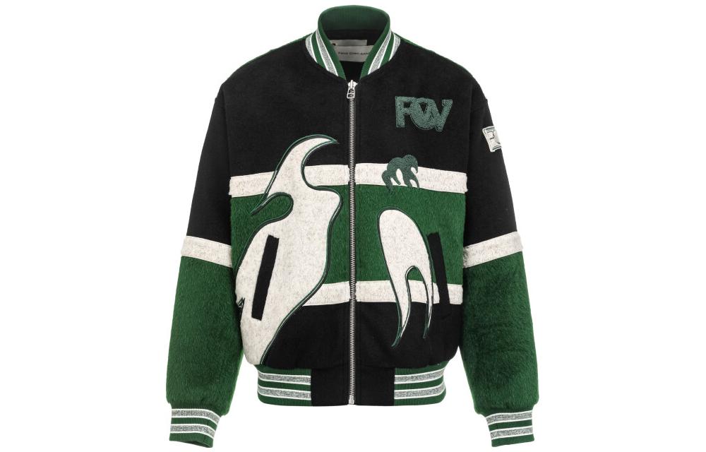 Feng Chen Wang Phoenix Embroidered Unisex Baseball Jacket - . FUF14JK16