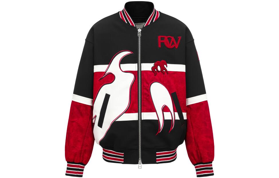 Sizing Chaqueta de béisbol unisex Feng Chen Wang Phoenix bordada. FUF14JK16