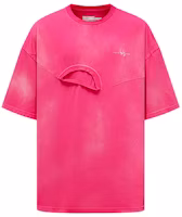 Feng Chen Wang Red Tie-Dye Unisex Crew Neck T-Shirt. FMS17TS03 Feng Chen Wang Red Tie-Dye Unisex Crew Neck T-Shirt. FMS17TS03