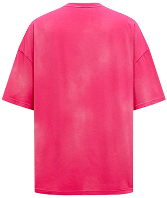 Camiseta Unisex Feng Chen Wang Rojo Tie-Dye Cuello Redondo. FMS17TS03 Lookbook Camiseta Unisex Feng Chen Wang Rojo Tie-Dye Cuello Redondo. FMS17TS03