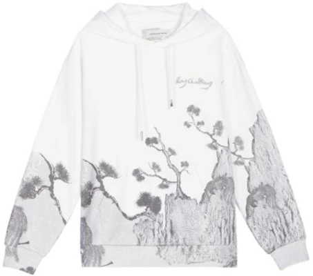Feng Chen Wang Scenic Print Sweatshirt Multicolor Unisex White FF12HOO412 Buy Feng Chen Wang Scenic Print Sweatshirt Multicolor Unisex White FF12HOO412