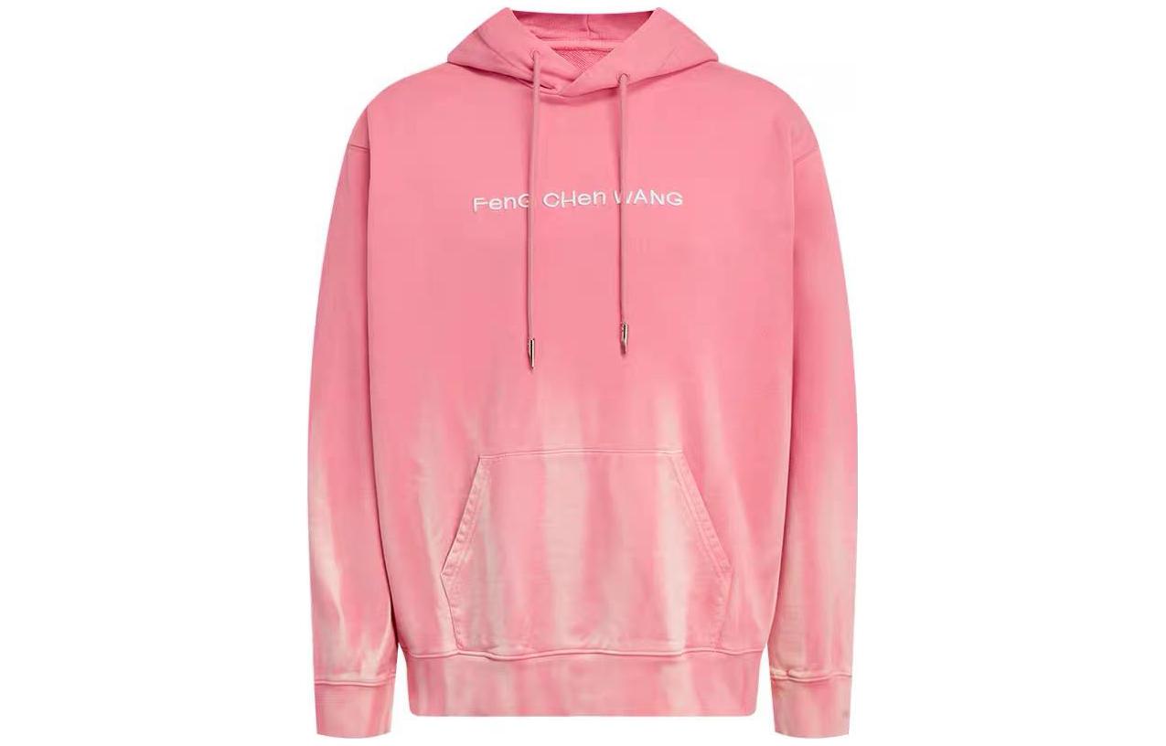 Feng Chen Wang SS21 Gradient Tie-Dye Hoodie Unisex Pink FS11HOO404