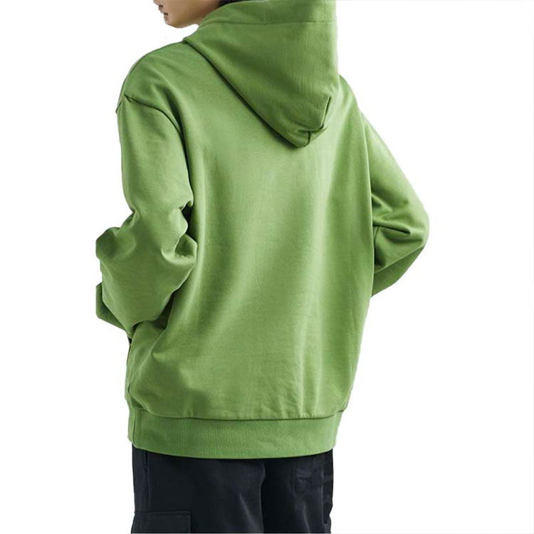 Shop Feng Chen Wang SS22 3D FCW标志纯绿色男士连帽衫 FMS13HD05G