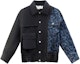 Buy FENG CHEN WANG SS22 Chaqueta Negra con Diseño de Malla de Lino. FMS13JK10