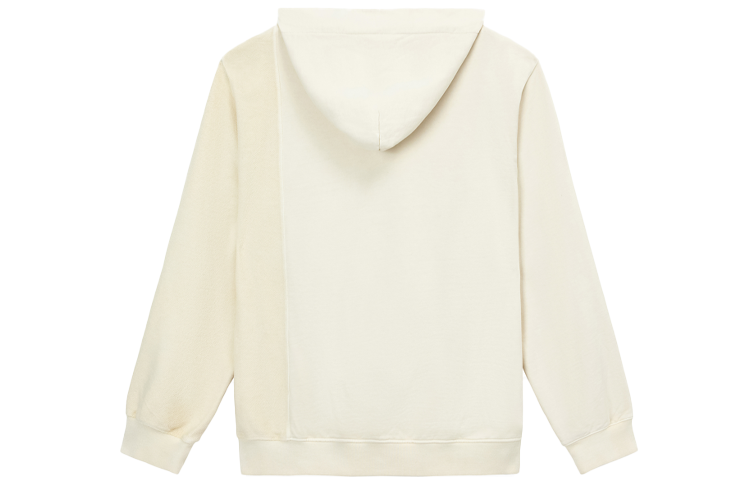 Lookbook FENG CHEN WANG SS22 Sudadera con Capucha Beige Colorblock. FS13HOO403