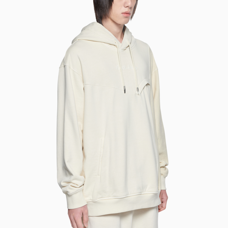 Sizing FENG CHEN WANG SS22 Sudadera con Capucha Beige Colorblock. FS13HOO403