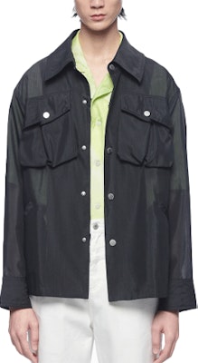 Chaqueta Negra de Manga Larga para Hombre Feng Chen Wang SS22 Multi-Bolsillo. FS13JAC105 Order Chaqueta Negra de Manga Larga para Hombre Feng Chen Wang SS22 Multi-Bolsillo. FS13JAC105