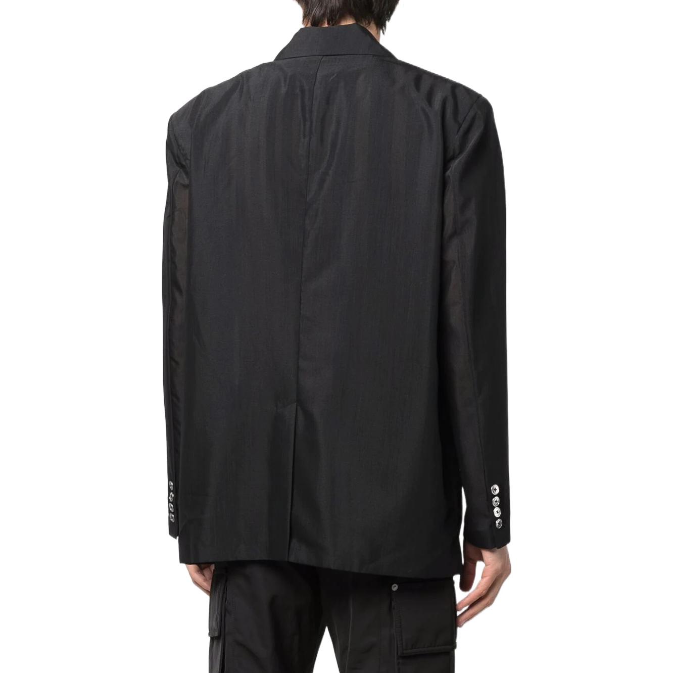 Shop 冯晨望 SS22 黑色男士复古宽松单排扣西装外套 FS13JAC104