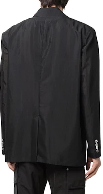 冯晨望 SS22 黑色男士复古宽松单排扣西装外套 FS13JAC104 Shop 冯晨望 SS22 黑色男士复古宽松单排扣西装外套 FS13JAC104