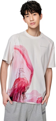 Camiseta Manga Corta Acuarela FENG CHEN WANG SS22 Blanca para Hombre. FMS13TS09 Shop Camiseta Manga Corta Acuarela FENG CHEN WANG SS22 Blanca para Hombre. FMS13TS09