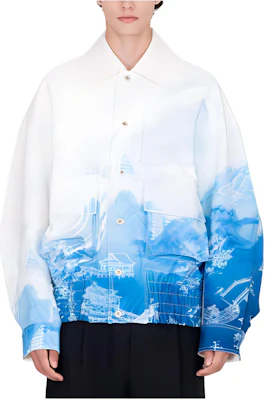 Feng Chen Wang SS23 Chinese Painting Print Oversized Button-Up Jacket Mens FUF14JK20 Buy Feng Chen Wang SS23 Chinese Painting Print Oversized Button-Up Jacket Mens FUF14JK20