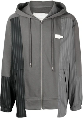 Feng Chen Wang SS23 Logo Striped Printed Hooded Jacket Men FMS15HD02GREY Buy Feng Chen Wang SS23 Logo Striped Printed Hooded Jacket Men FMS15HD02GREY