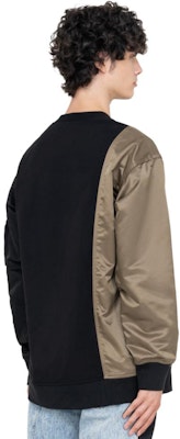 Sudadera Feng Chen Wang SS23 Phoenix Black Khaki Colorblock Bordado. FMF14SS02 Shop Sudadera Feng Chen Wang SS23 Phoenix Black Khaki Colorblock Bordado. FMF14SS02