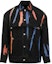 Buy Chaqueta Negra Hombre Feng Chen Wang SS23 Tie-Dye Graffiti Casual. FMF14JK20