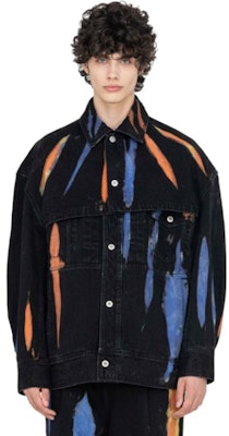 Chaqueta Negra Hombre Feng Chen Wang SS23 Tie-Dye Graffiti Casual. FMF14JK20 Lookbook Chaqueta Negra Hombre Feng Chen Wang SS23 Tie-Dye Graffiti Casual. FMF14JK20