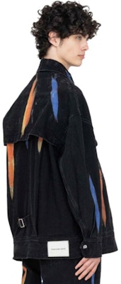 Chaqueta Negra Hombre Feng Chen Wang SS23 Tie-Dye Graffiti Casual. FMF14JK20 Shop Chaqueta Negra Hombre Feng Chen Wang SS23 Tie-Dye Graffiti Casual. FMF14JK20