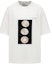 Order Camiseta Unisex Feng Chen Wang SS24 Blanca con Estampado de Hojas y Tinte Natural FMS17TS08W