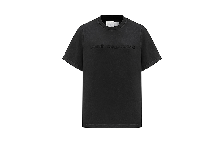 Order Camiseta Unisex Negra Feng Chen Wang SS24 Logo Lavado. FWS17TS07