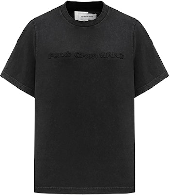 Camiseta Unisex Negra Feng Chen Wang SS24 Logo Lavado. FWS17TS07 Order Camiseta Unisex Negra Feng Chen Wang SS24 Logo Lavado. FWS17TS07
