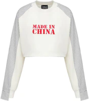 Feng Chen Wang Striped Letter Long-Sleeve Sweatshirt FWSRW2SS02 Feng Chen Wang Striped Letter Long-Sleeve Sweatshirt FWSRW2SS02