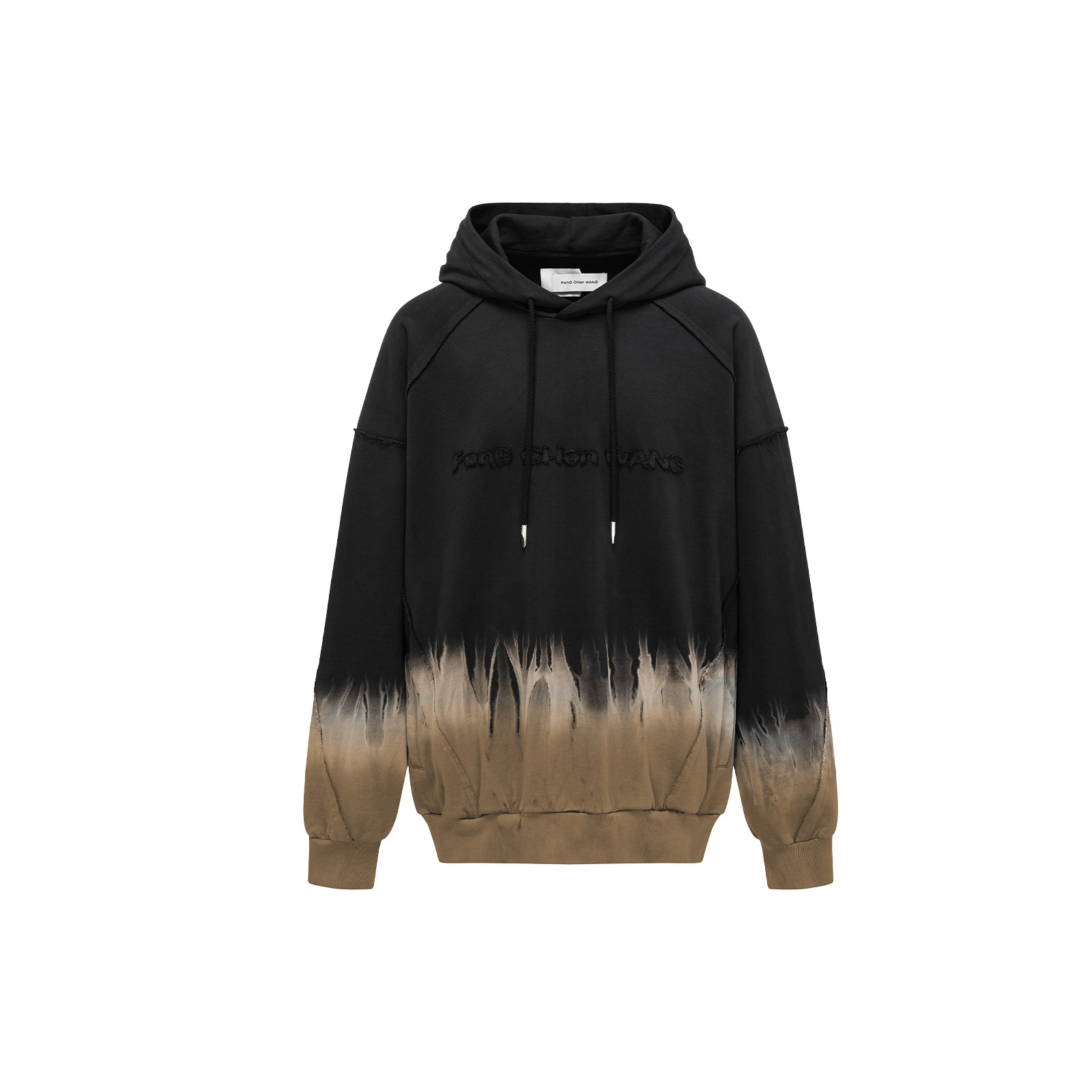 Feng Chen Wang Tea Dye Washed Hoodie Unisex Black FUF18HD01