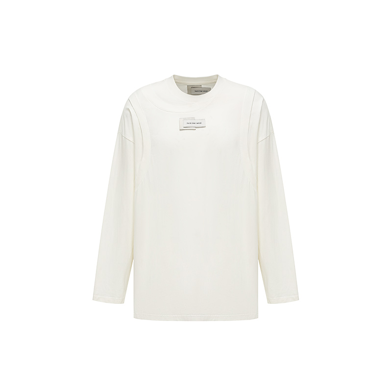 Order Camiseta Unisex Blanca Feng Chen Wang de Manga Larga y Cuello Redondo FMF18LS03