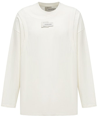 Camiseta Unisex Blanca Feng Chen Wang de Manga Larga y Cuello Redondo FMF18LS03 Order Camiseta Unisex Blanca Feng Chen Wang de Manga Larga y Cuello Redondo FMF18LS03