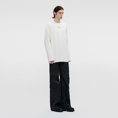 Camiseta Unisex Blanca Feng Chen Wang de Manga Larga y Cuello Redondo FMF18LS03 Purchase Camiseta Unisex Blanca Feng Chen Wang de Manga Larga y Cuello Redondo FMF18LS03