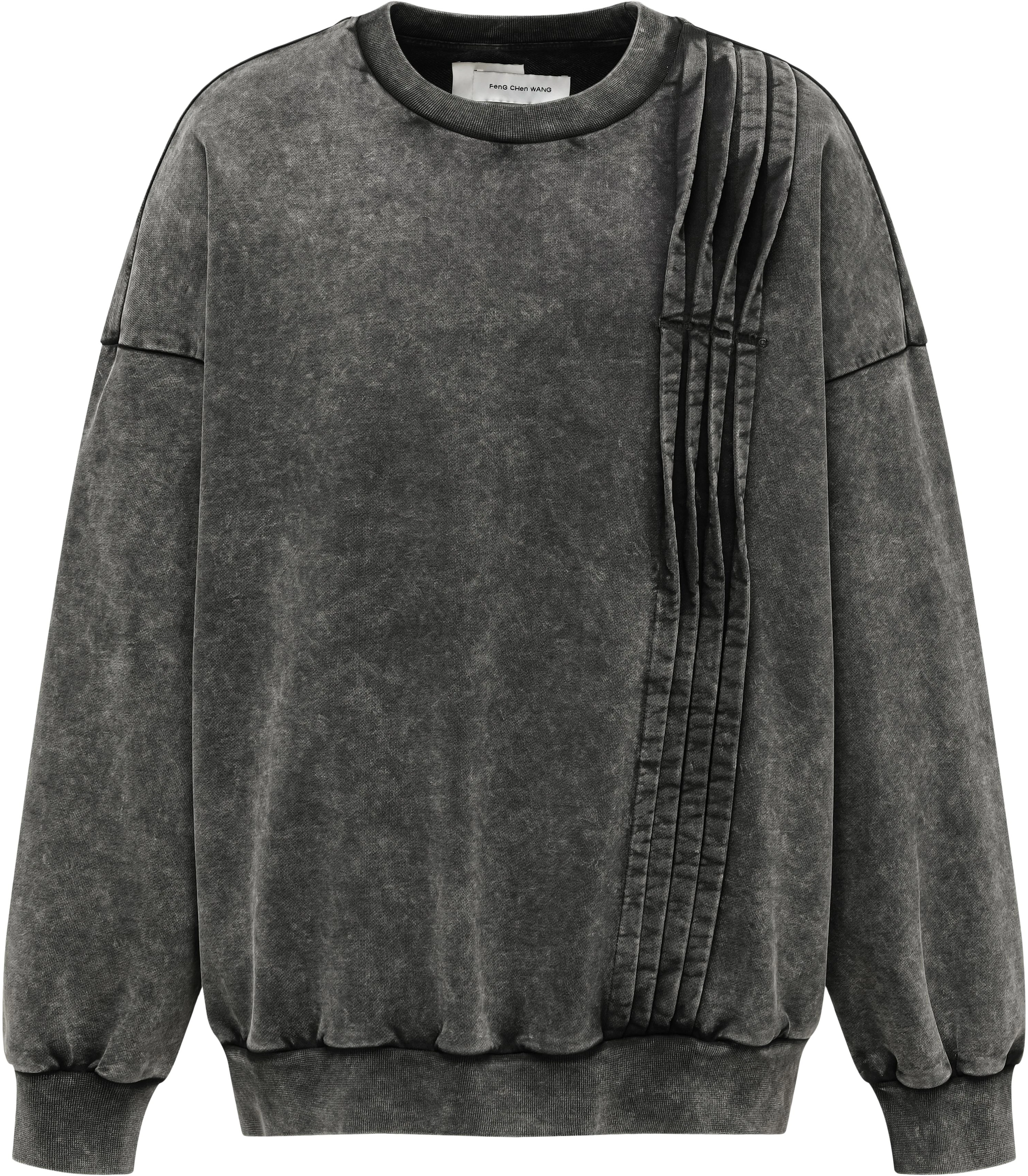 feng-chen-wang-washed-pleated-fashion-pullover-unisex-hoodie-grey-fuf-18-sw-01-b
