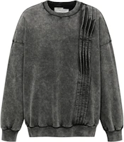 Feng Chen Wang Washed Pleated Fashion Pullover Unisex Hoodie Grey FUF18SW01B Feng Chen Wang Washed Pleated Fashion Pullover Unisex Hoodie Grey FUF18SW01B