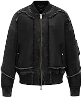 Feng Chen Wang x D.Desirable Black Deconstructed Woven Jacket Unisex. FDD-JK01 Feng Chen Wang x D.Desirable Black Deconstructed Woven Jacket Unisex. FDD-JK01