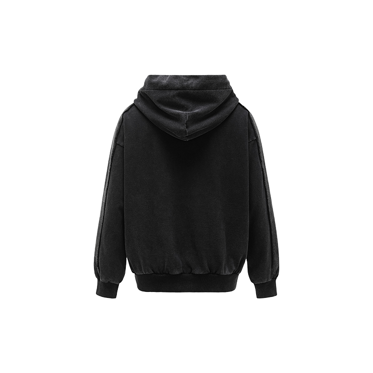 Lookbook Feng Chen Wang x D.Desirable Baju Lengan Panjang Hitam Unisex Deconstructed FDD-HD02