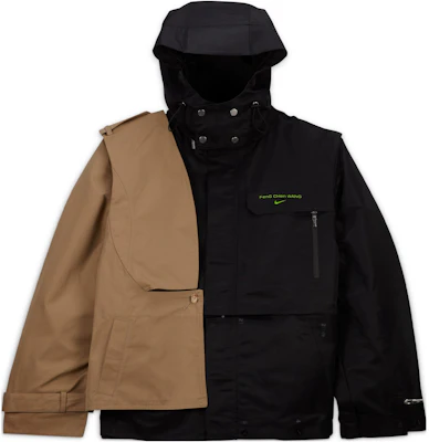 冯晨旺联名Nike FW23拼接解构连帽夹克男女同款黑色 DV3999-068 Order 冯晨旺联名Nike FW23拼接解构连帽夹克男女同款黑色 DV3999-068