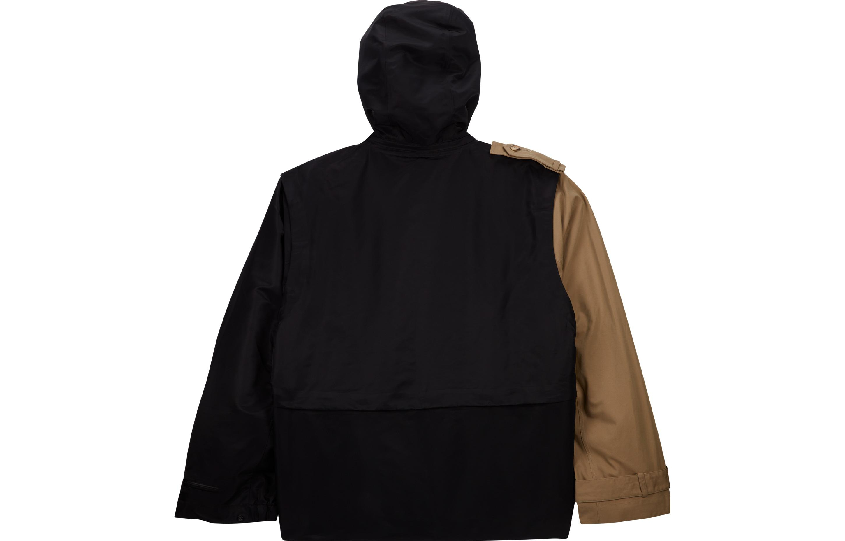 Lookbook 冯晨旺联名Nike FW23拼接解构连帽夹克男女同款黑色 DV3999-068