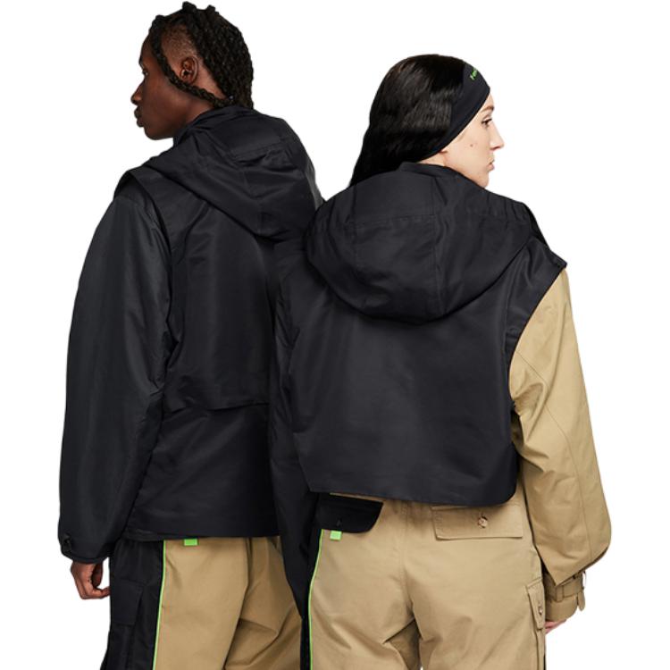 Details for 冯晨旺联名Nike FW23拼接解构连帽夹克男女同款黑色 DV3999-068