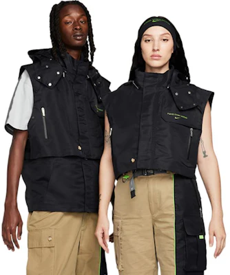 冯晨旺联名Nike FW23拼接解构连帽夹克男女同款黑色 DV3999-068 Cheap 冯晨旺联名Nike FW23拼接解构连帽夹克男女同款黑色 DV3999-068