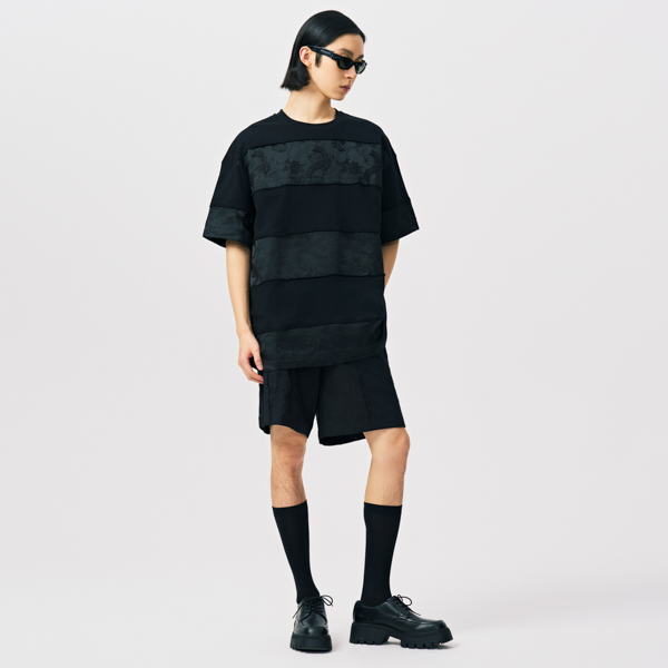 Purchase Feng Chen Wang Año del Dragón Camiseta Negra Unisex de Manga Corta Jacquard. FMS17TS01