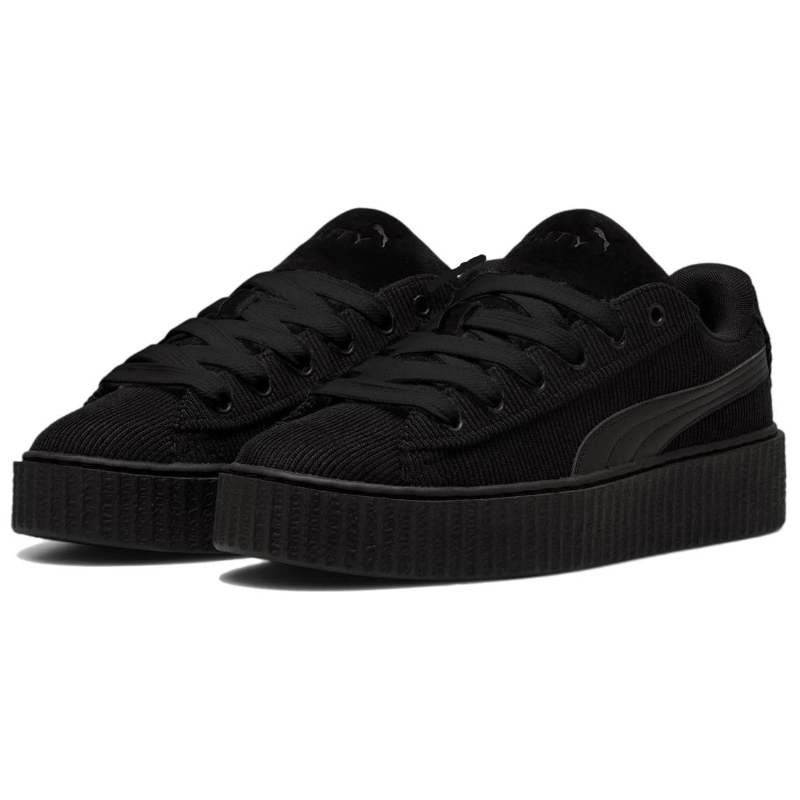 Shop Fenty x Puma Creeper Phatty '燈芯絨包 - 全黑' 399870-03