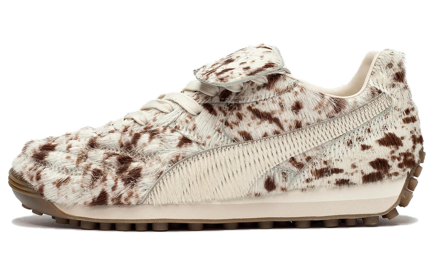 FENTY Avanti Pony Hair Low-Top Running Shoes Beige Brown . 399814-01