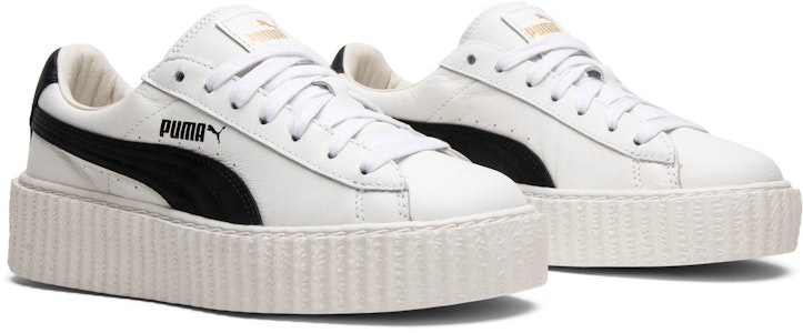 (W) Fenty x Puma Creeper 纯白皮革款 364462-01 Cheap (W) Fenty x Puma Creeper 纯白皮革款 364462-01