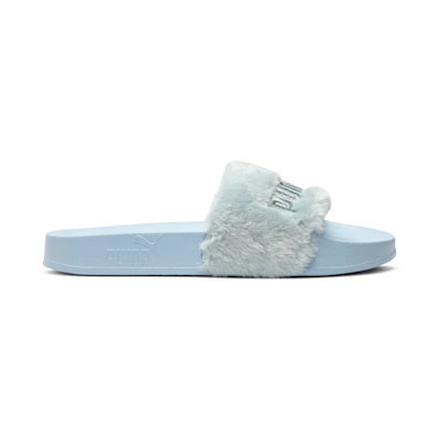 (W) Fenty Puma Fur Slide 'Cool Blue'