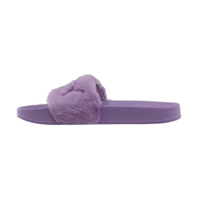 Puma Fenty Fur Slide Sandals Purple
