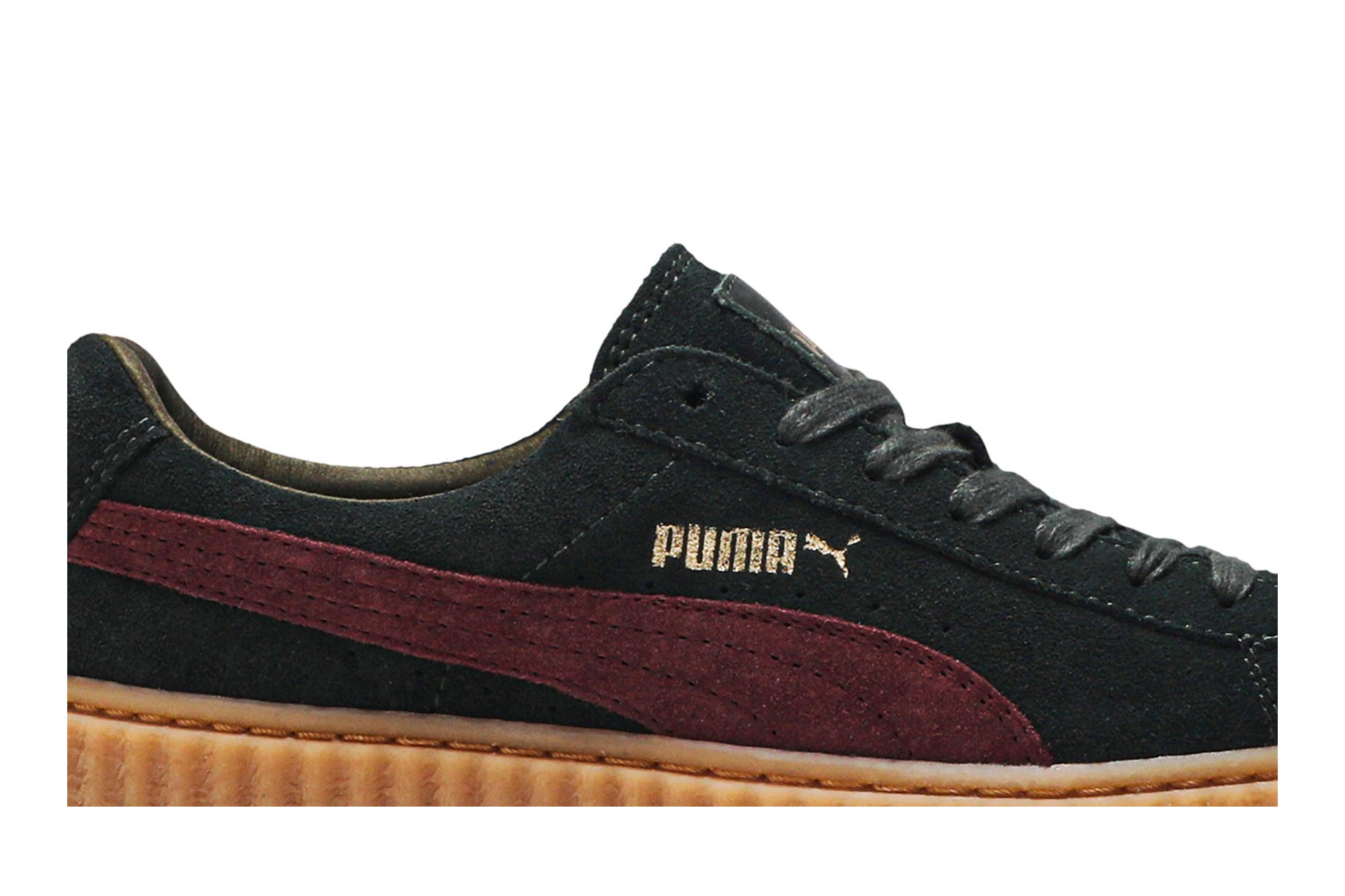 Buy (Women) Fenty x Puma Suede Creeper 'Green Bordeaux' 361005-07