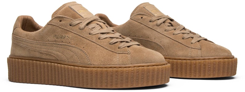 (女性)Fenty x Puma 麂皮厚底休闲鞋 '燕麦色' 361005-03 Cheap (女性)Fenty x Puma 麂皮厚底休闲鞋 '燕麦色' 361005-03