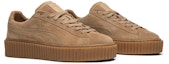 Cheap (W) Fenty x Puma Suede Creeper 'Oatmeal' dalam Warna Oatmeal 361005-03