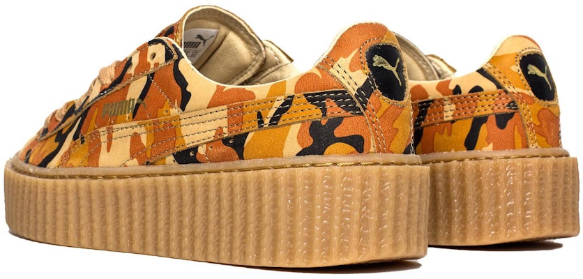 Fenty x Puma Suede Creepers 'Orange Camo' รองเท้ 훈ด์ 'เชือกประณีต' 363277-01 Shop Fenty x Puma Suede Creepers 'Orange Camo' รองเท้ 훈ด์ 'เชือกประณีต' 363277-01