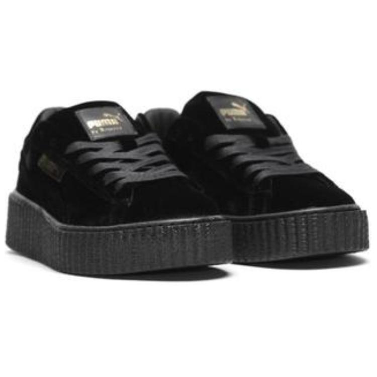 Shop Fenty x Puma Suede Creepers Satin 'Hitam' 363274-01